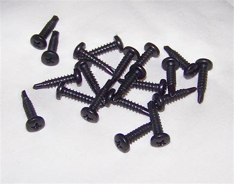 black stainless steel sheet metal screws|small black sheet metal screws.